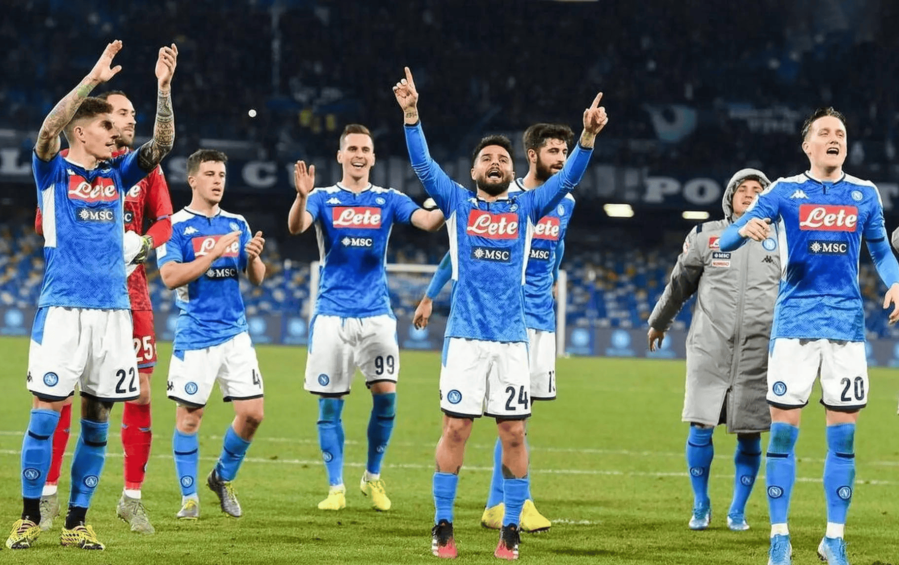 那不勒斯客场战平，积分榜略显不足