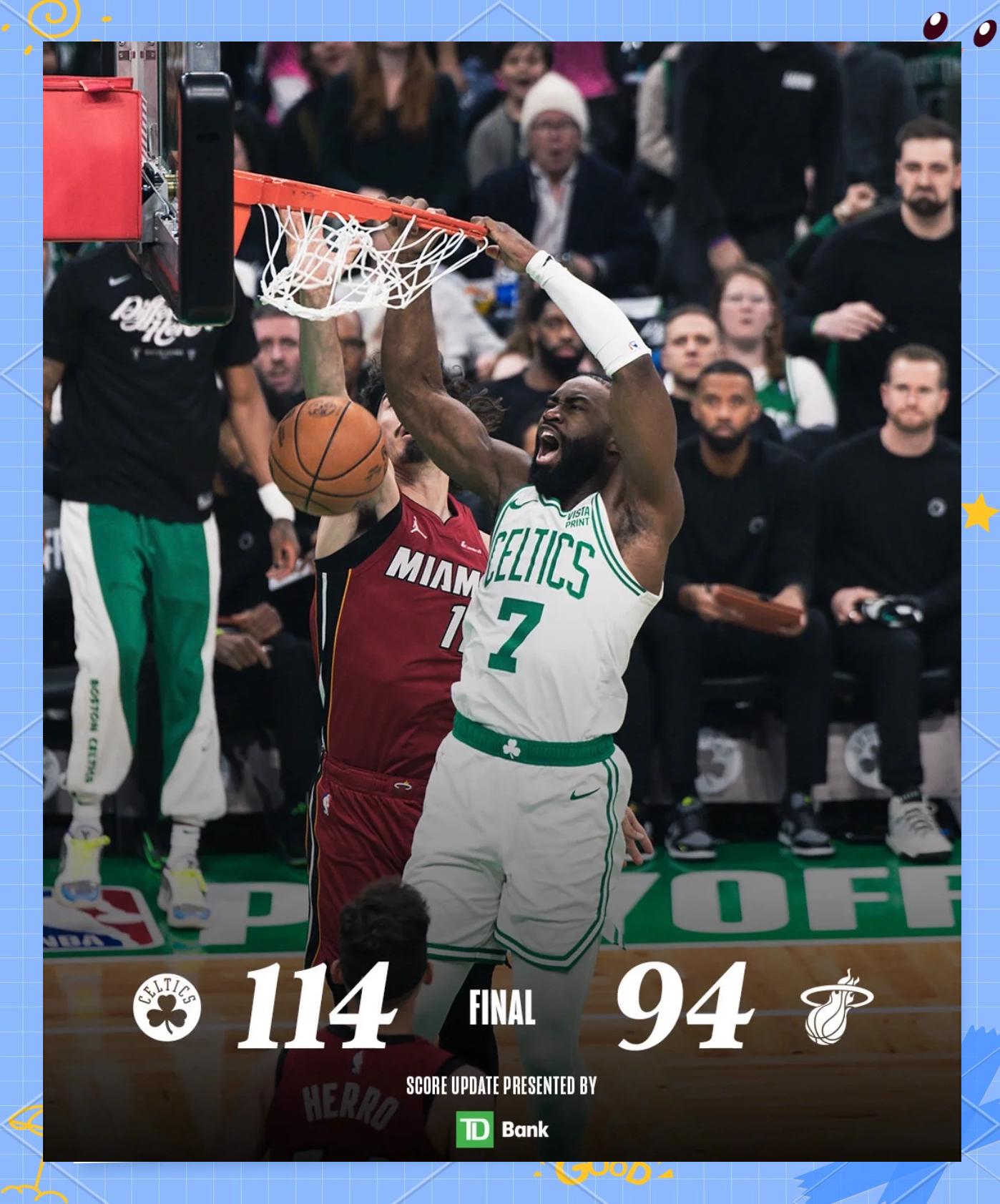 热火客场击败凯尔特人，表现出色